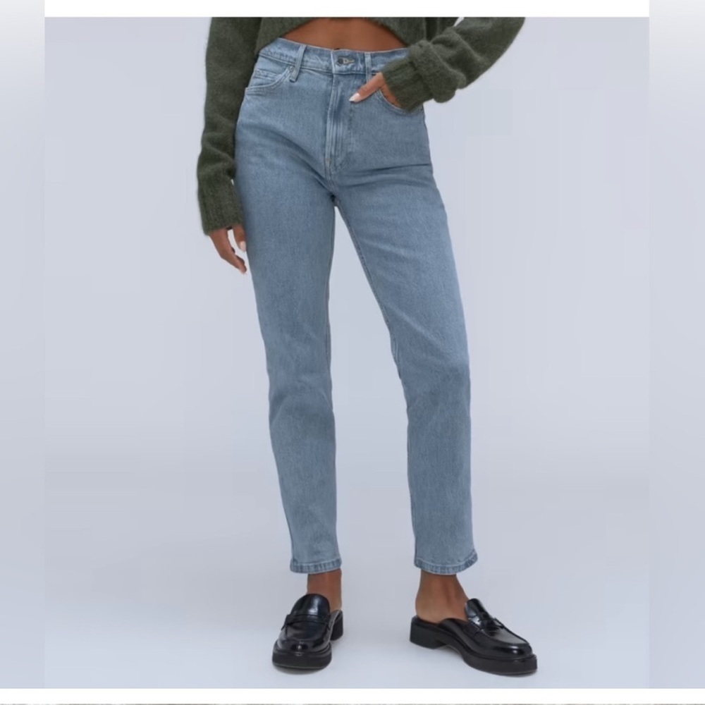 Everlane | The Cheeky Jean Crop Size 27/4 Lightwash Denim Cotton 90s Casual